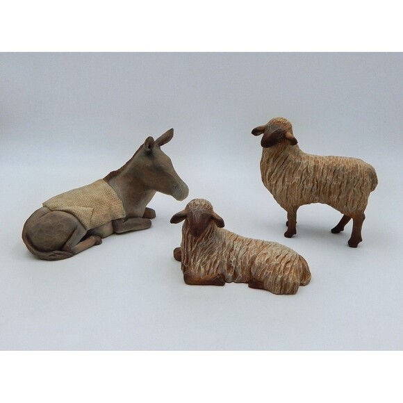 Willow Tree Christmas Story Gentle Animals of the Stable by Susan Lordi 2008 - Picture 1 of 13